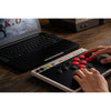 8bitdo Arcade-Controller (grau rot, 2,4 GHz Bluetooth USB, Nintendo Switch, PC)