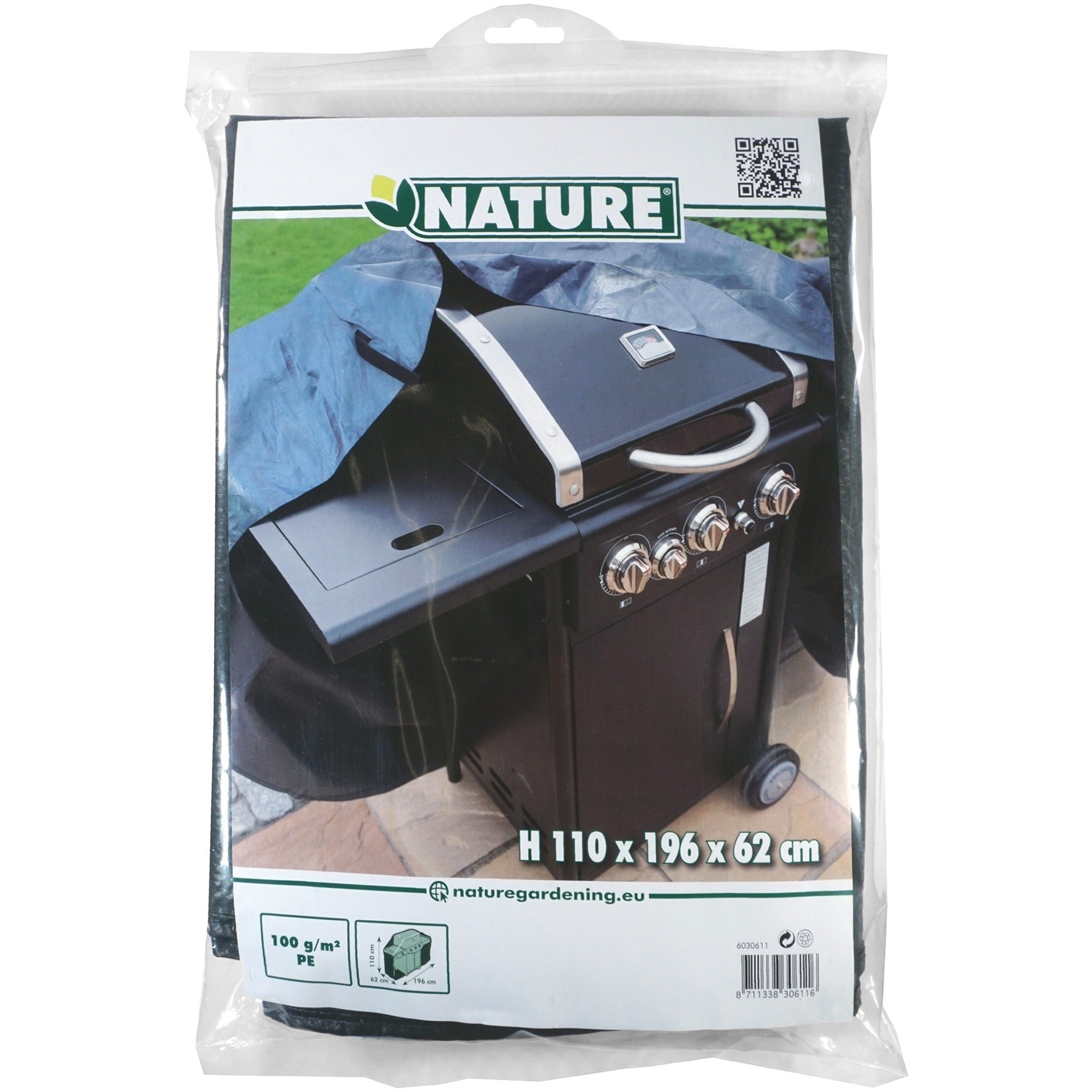 Nature Barbecue Cover 196x62x110 cm