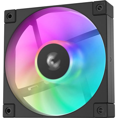 Deepcool fd12 argb Gehäuselüfter (schwarz, 3 Stück, 120 x 120 x 25 mm, PWM, 3 Stück, 4-poliger PWM-Lüfteranschluss)