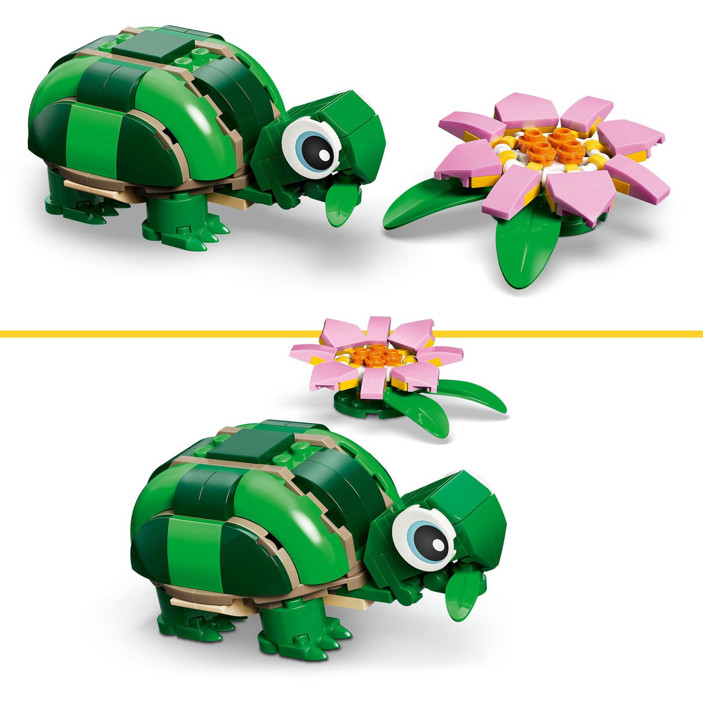 Lego Creator 31377 Schildkröte mit Seerose | 2 Stk
