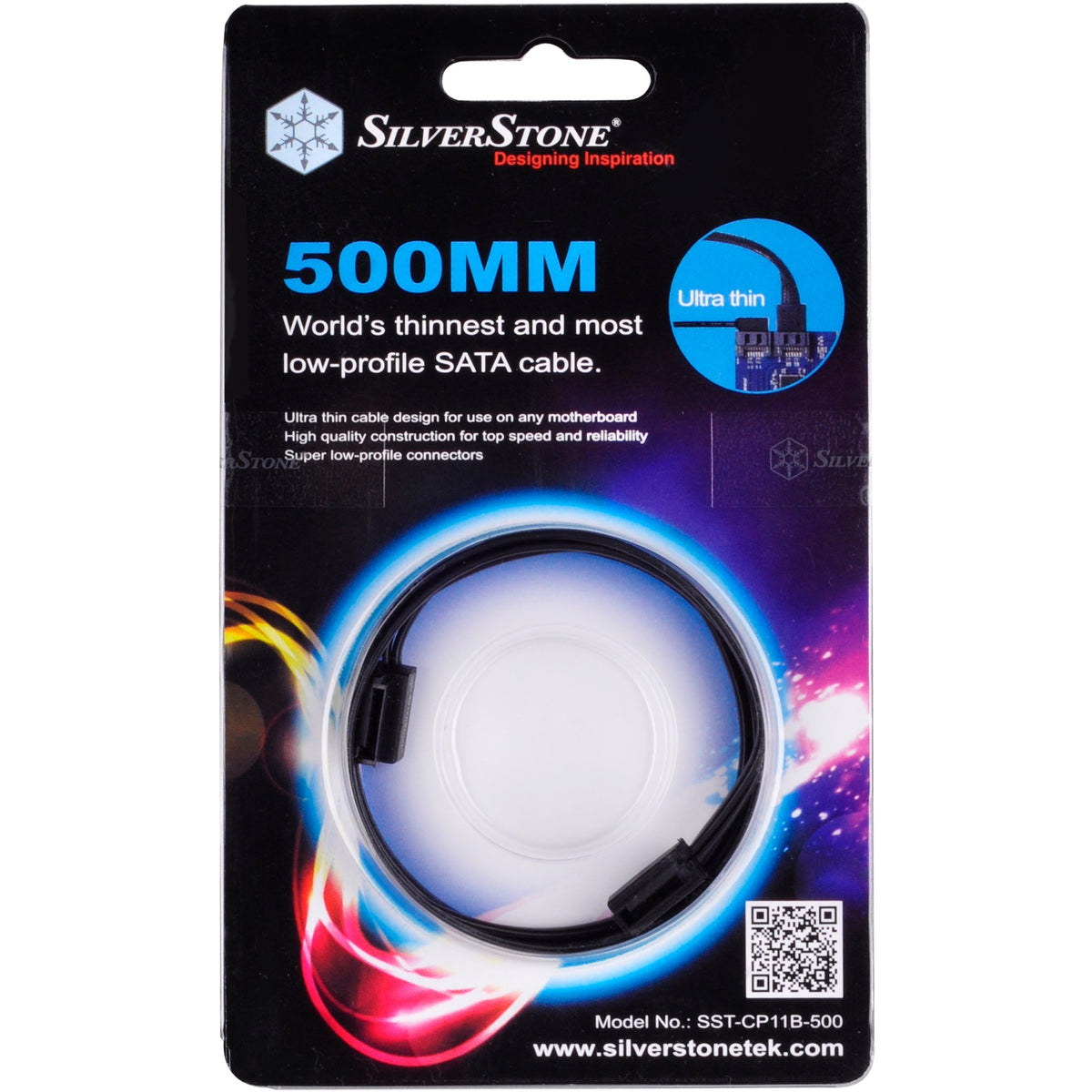Silverstone Sata III Kabel 50 cm