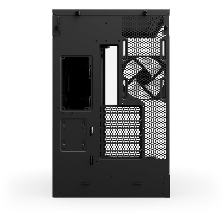 Nzxt H9 Flow RGB+ Midi-Tower-Gehäuse (schwarz (matt) | 2x USB-A | 1x USB-C | RGB | gehärtetes Glas)