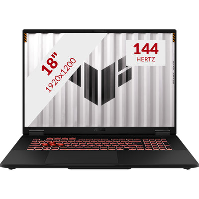 Asus TUF Gaming A18 FA808UP-S8022W 18 Copilot+ Gaming-Laptop (schwarz grau | R7 260 | RTX 5070 | 32 GB | 1 TB SSD)