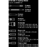 Wera 8100 SB 11 Zyklop Metall -Verwertungssatz, 3 8 - afbeelding 6
