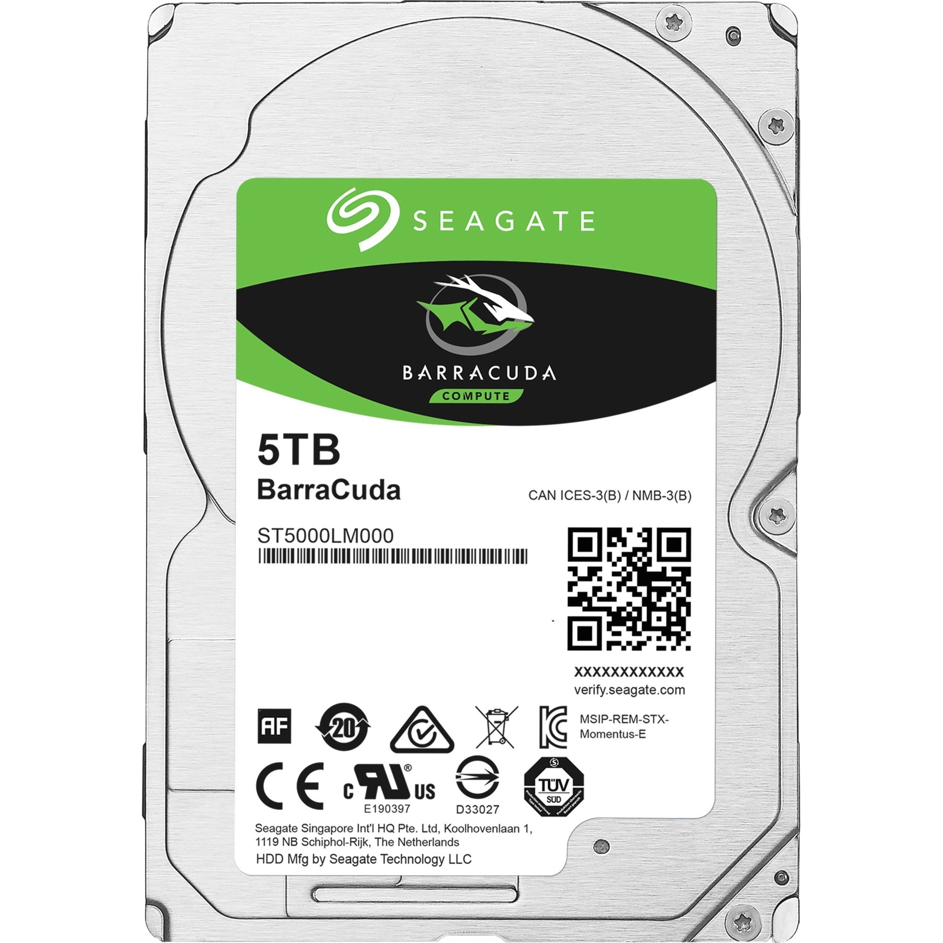 Seagate Barracuda 5 TB Festplatte (ST5000LM000, SATA 600)