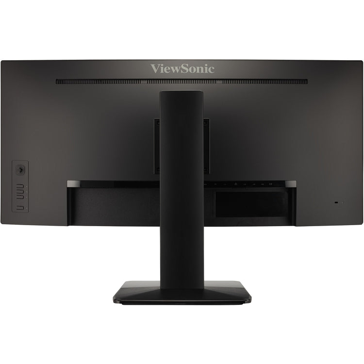 Viewsonic UwQHD gebogener Docking-Monitor mit KVM-Switch VG3419C 34 Ultrawide (Schwarz (matt), 1x HDMI, 1x Display-Port, USB-A, USB-B, USB-C, LAN, Audio)