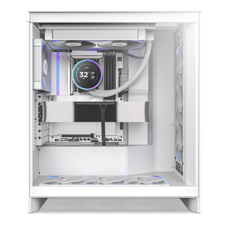 Nzxt Performance Fan F280x RGB-Gehäuselüfter (weiß, 2 Stück, 280 x 140 x 30 mm, PWM)