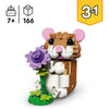 Lego 31376 Creator süßer Hamster mit Blume | 2 Stk