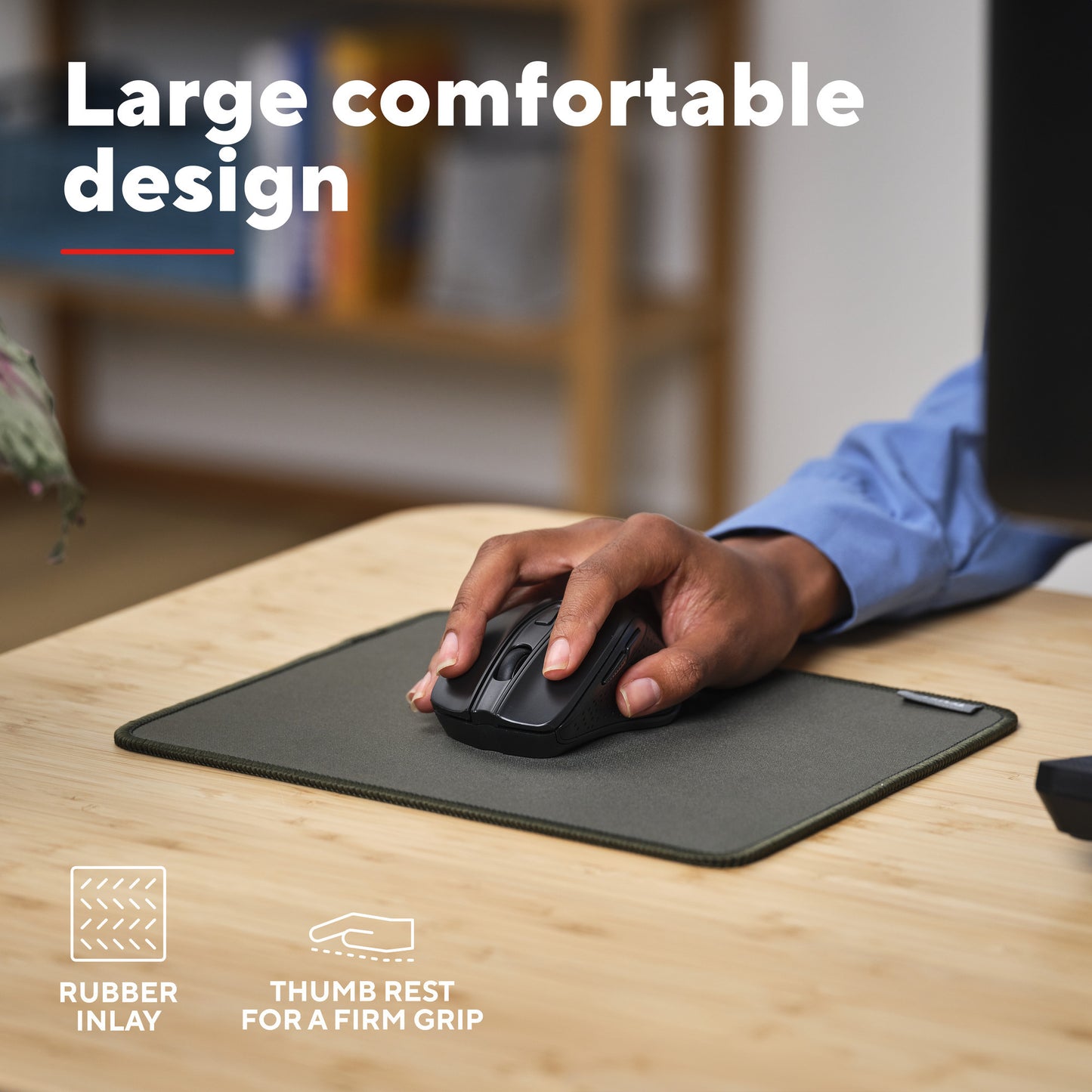 Trust Nito Silent Wireless Mouse (schwarz, 800–2.200 dpi)