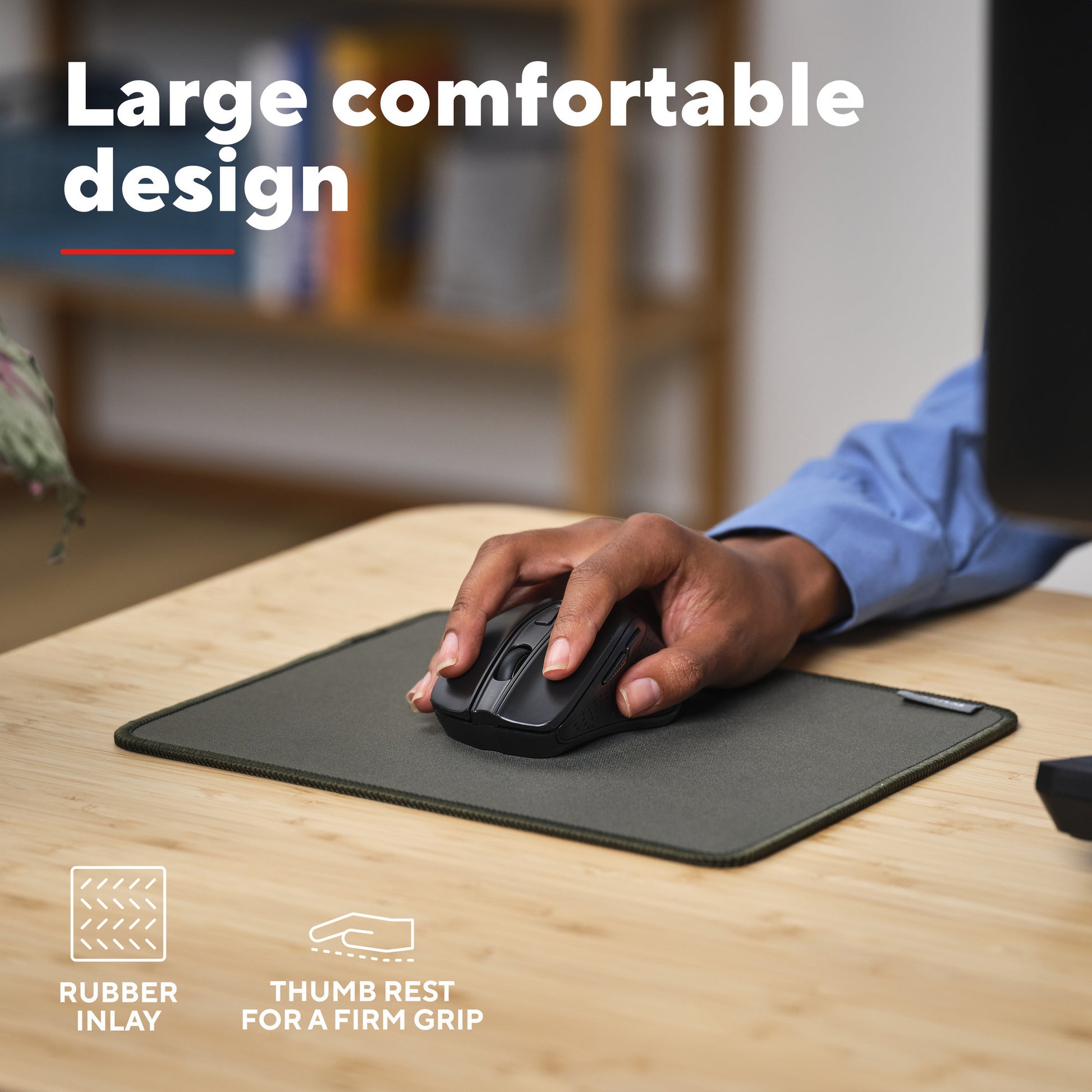 Trust Nito Silent Wireless Mouse (schwarz, 800–2.200 dpi)