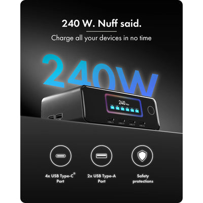 Icy Box 240 W Gan (schwarz)