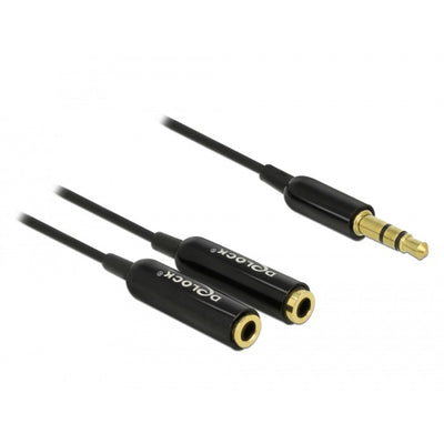 Delock -Kabel -Audio -Splitter -Stereobuchse männlich 3,5 mm> 2x s