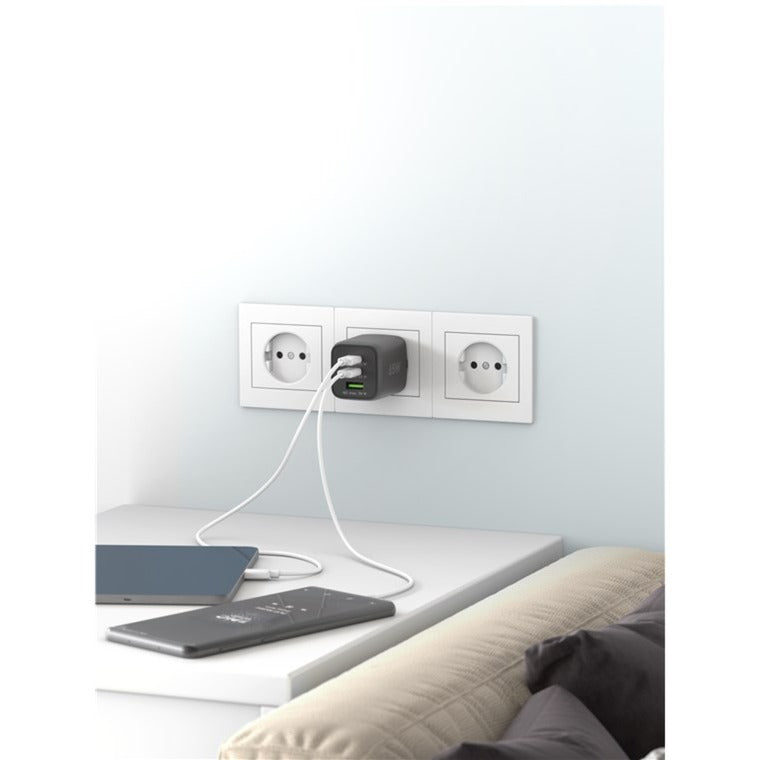 Goobay USB-C Snell Charger Nano (65 W) und USB-C-Textilkabel