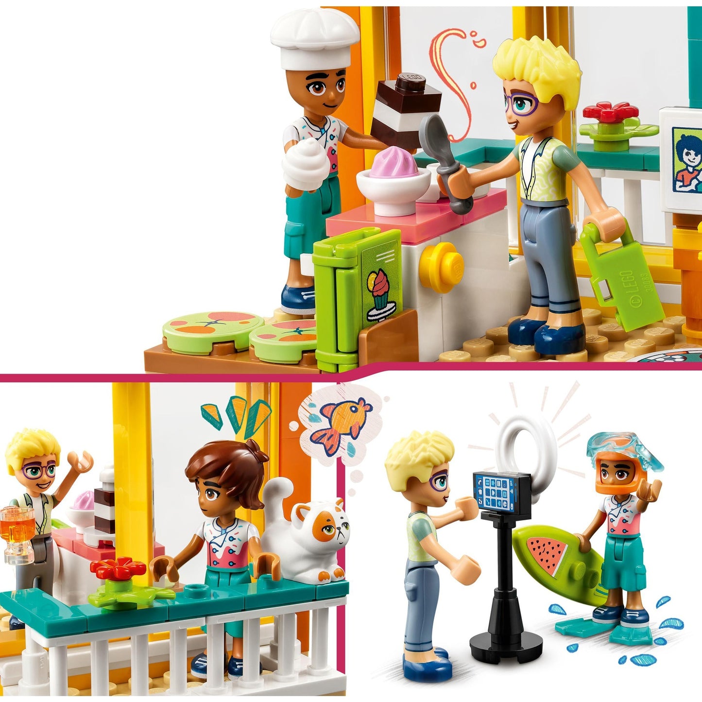 Lego Lego Friends 41754 Leos Zimmer