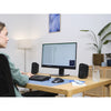 Trust ador 2.0 Lautsprecherset PC-Lautsprecher (schwarz grau)