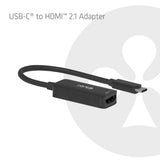 Club 3D CAC-2505 USB-C auf HDMI 2.1 Adapter 8k60hz (schwarz) - afbeelding 7