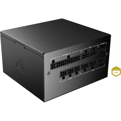 Sharkoon Rebel P20 Gen2 modulares 1000-Watt-Netzteil (schwarz, 1x 12V-2x6, 3x PCIe)
