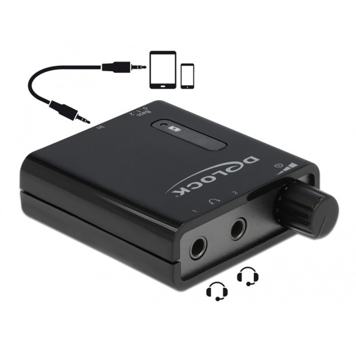 Delock tragbarer Stereo -Kopfhörerverstärker