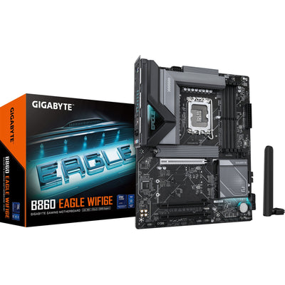 Gigabyte B860 Eagle WiFi6e, ATX, LGA1851, Intel B860, 4x DDR5, 2,5 GBE, Wi-Fi 6., BT 5.3, USB-Typ-C