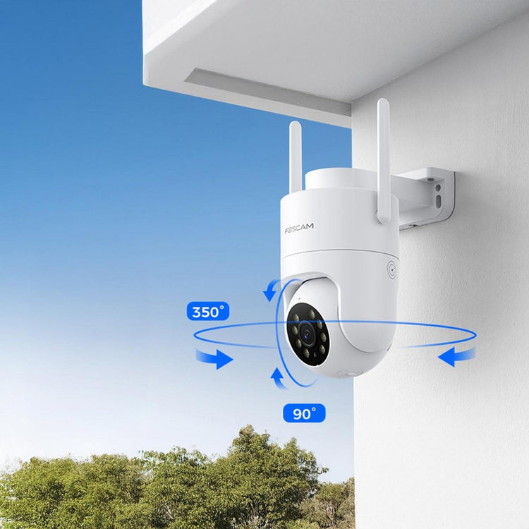 Foscam PD8, 4K 8MP Dual Band WiFi 6 PT Sicherheitskamera (weiß)
