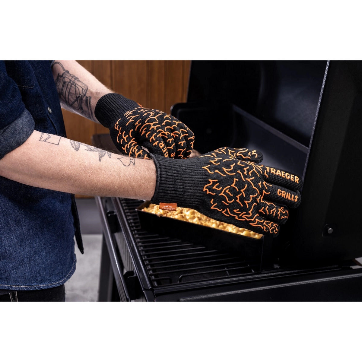 Traeger Grillhandschuh (schwarz, hitzebeständig bis 275 °C)