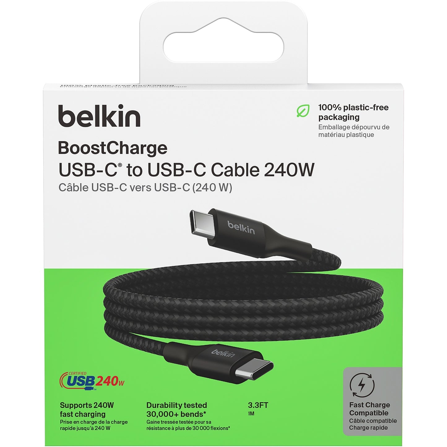 Belkin Boostcharge USB-C zu USB-C-Kabel 240W