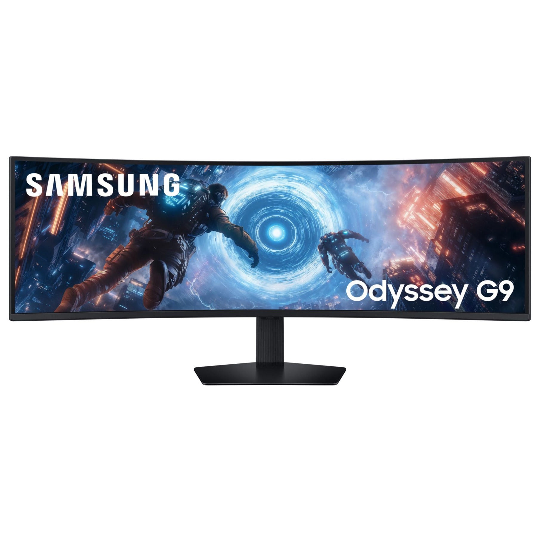 Samsung Odyssey G9 S49FG914EU 49 gebogener Ultrawide-Gaming-Monitor (Schwarz, 2x HDMI, 1x DisplayPort, USB, AMD FreeSync, 144 Hz)