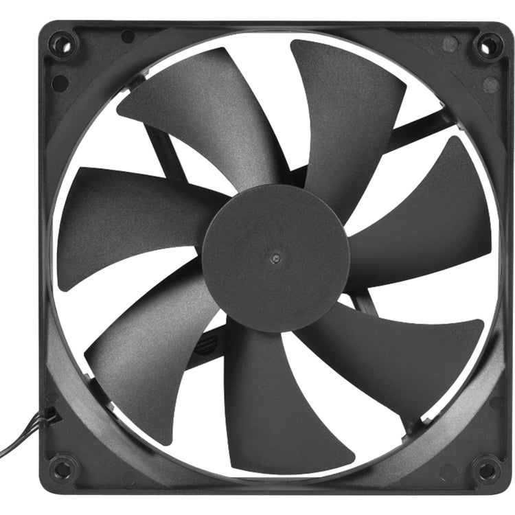 Alphacool Core 140 mm Lüfter, PWM, 2500 U/min, Gehäuselüfter (schwarz, 140 x 140 x 25 mm)