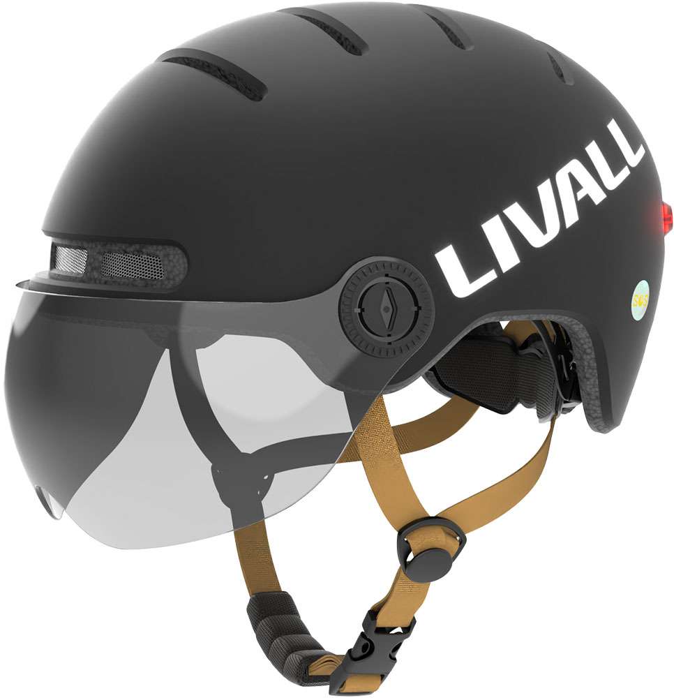 Livall l23 – urbaner LED-Fahrradhelm mit Visier