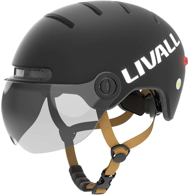 Livall l23 – urbaner LED-Fahrradhelm mit Visier