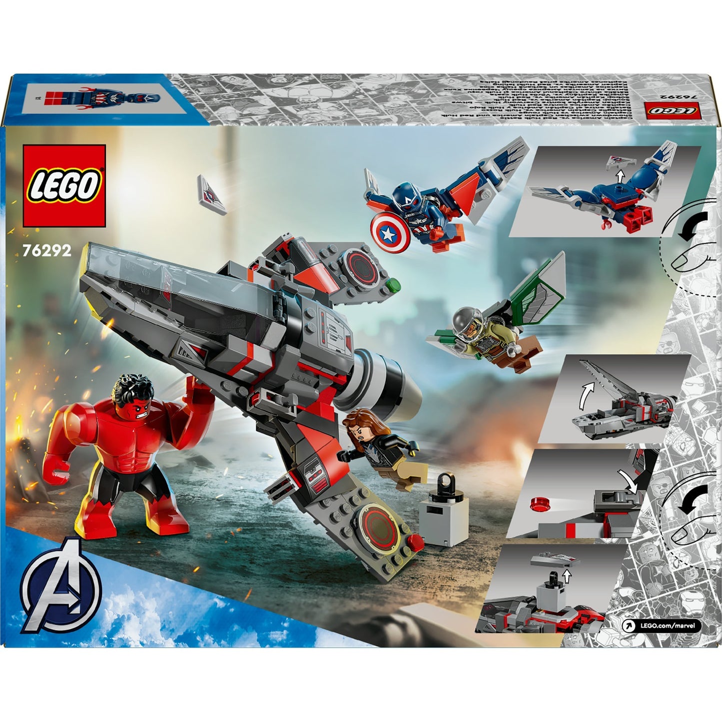 Lego Lego 76292 Captain America Vs. Red Hulk Duell