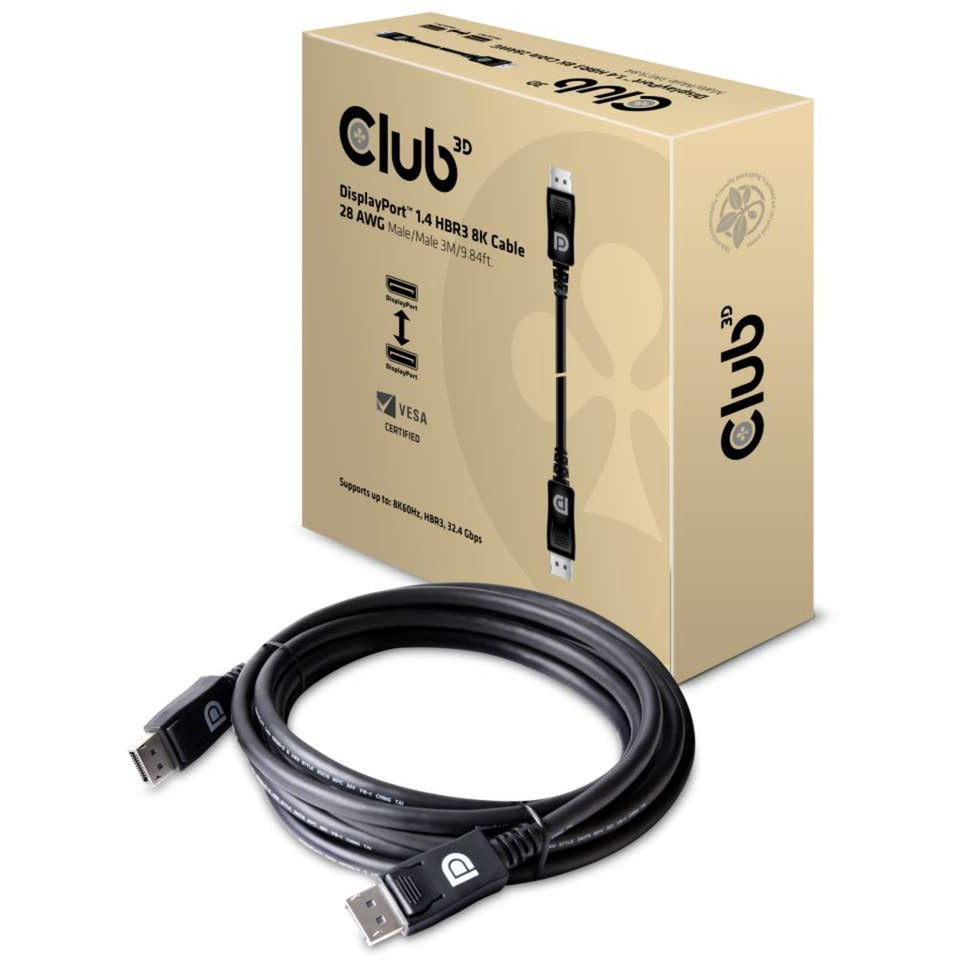 Club 3D DisplayPort 1,4 HBR3 8K Kabel