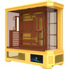 Thermaltake View 600 tg butter caramel Big-Tower-Gehäuse (gelb | 2x USB-A | 1x USB-C | gehärtetes Glas)