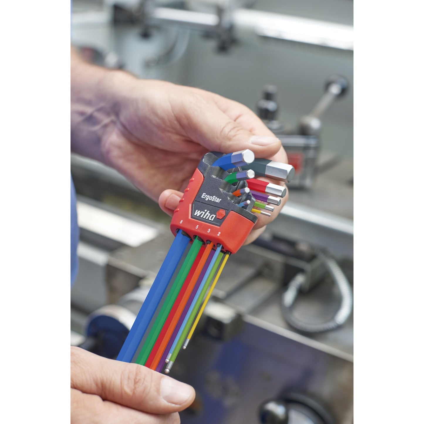 Wiha-Stiftschlüssel in Ergostar Holder, 10-teilig