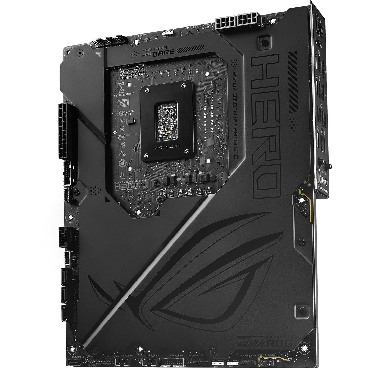 Asus Rrog Maximus Z890 Hero BTF Sockel 1851 Mainboard (schwarz, RAID, 5 GB-LAN, Wi-Fi 7, BT, Sound, ATX)