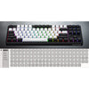 Hator Rockfall 3 TKL Wireless, Gaming-Tastatur (weiß, US-Layout, Hator Aurum Orange, RGB, PBT-Tastenkappen, Hotswap, 2,4 GHz Bluetooth USB-C)
