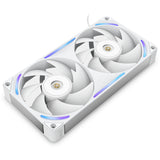 Nzxt f240x RGB-Gehäuselüfter (weiß, 2 Stück, 240 x 120 x 30 mm, PWM) - afbeelding 1