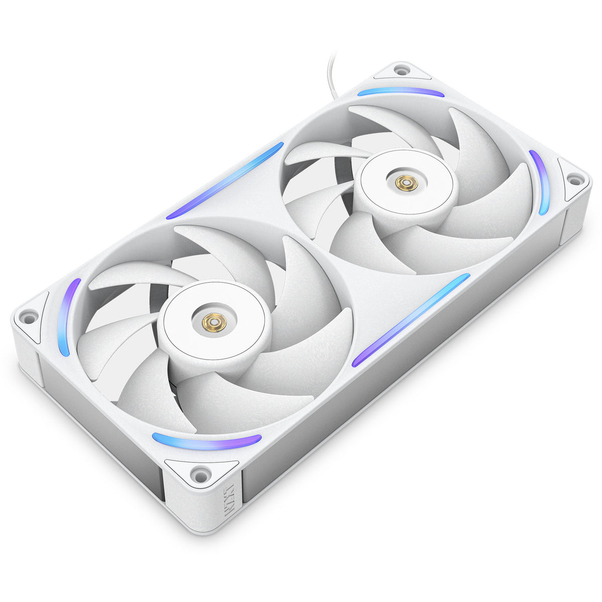 Nzxt f240x RGB-Gehäuselüfter (weiß, 2 Stück, 240 x 120 x 30 mm, PWM)