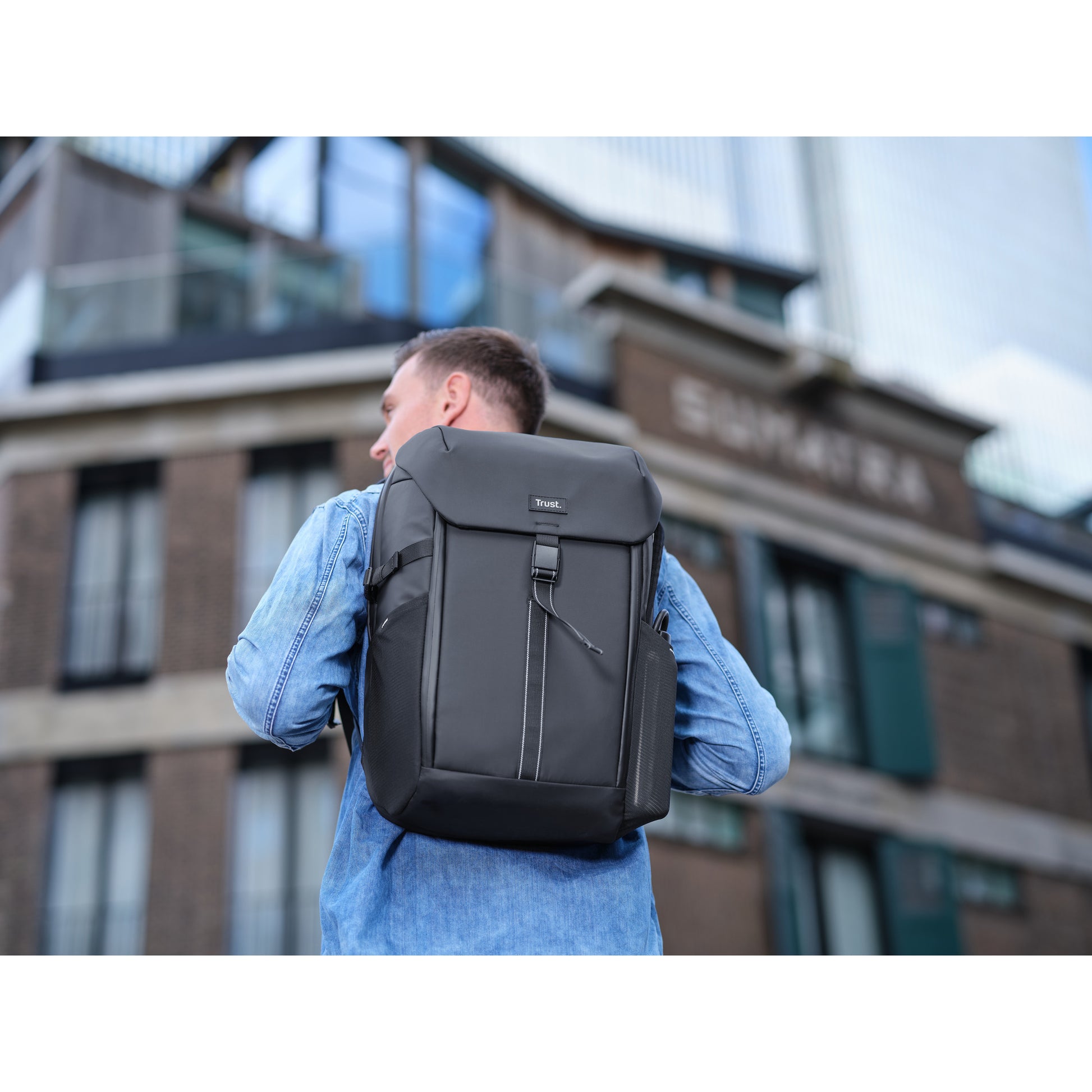 Trust Jersey-Reiserucksack (schwarz)