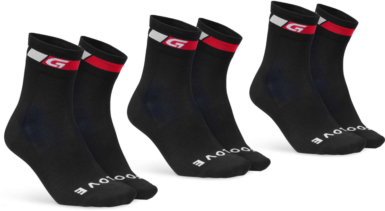 Gripgrab Coolmax® Regular Cut - Socken (3er Pack)