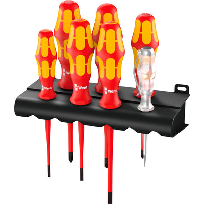 Wera 160 ist 7 Schraubendreher -Set Kraftform Plus Serie