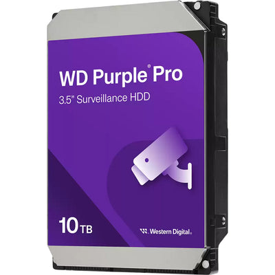 Western Digital WD102Purp Purple Pro HDD, 10 TB, 3,5, SATA 6 Gbit / s, 7200 U / min, 256 MB, 265 MB s
