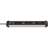 Brennenstuhl Premium-Alu-Line-Socket 6-fach - afbeelding 1
