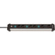Brennenstuhl Premium-Alu-Line-Socket 6-fach