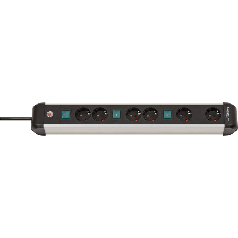 Brennenstuhl Premium-Alu-Line-Socket 6-fach