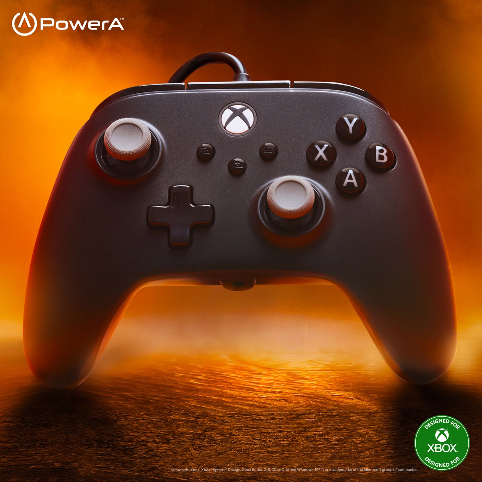 Powera Advantage Plus kabelgebundener Controller für Xbox Series X|s (Schwarz, Xbox Series X|s, Xbox One, PC)