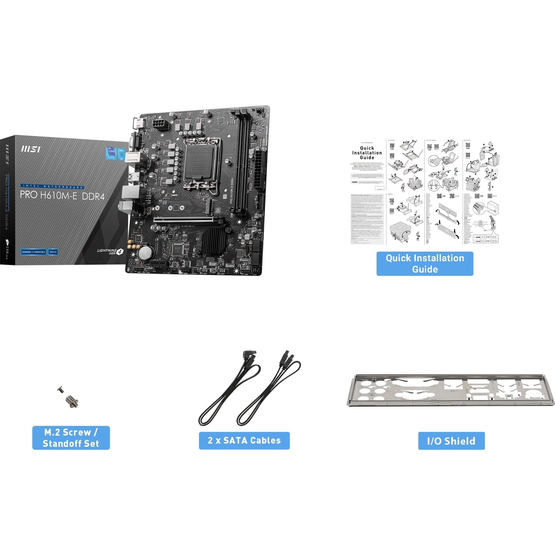 MSI Pro H610M-E DDR4