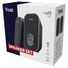 Trust ador 2.0 Lautsprecherset PC-Lautsprecher (schwarz grau)