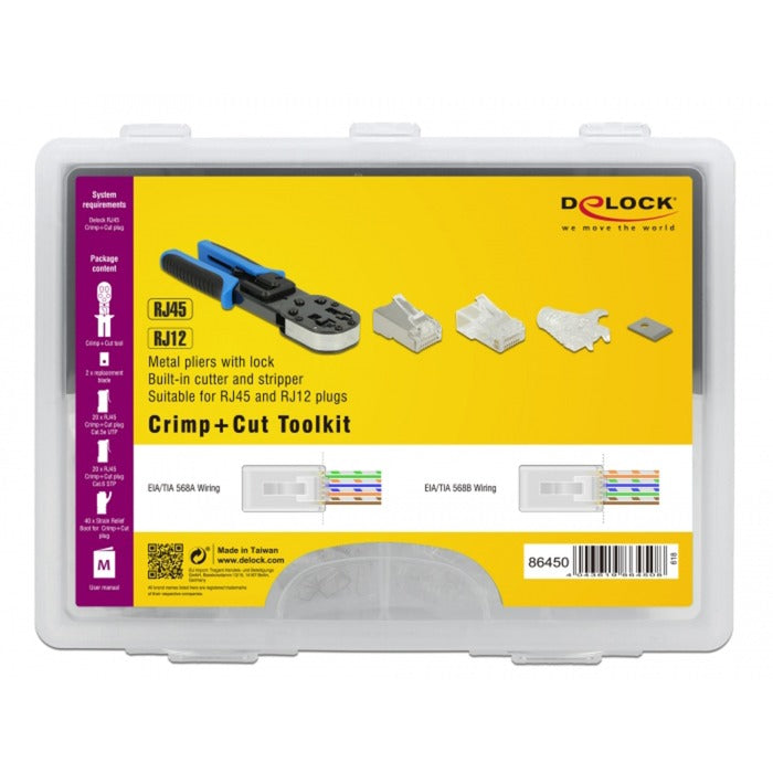 Delock RJ45 CRIMP + Cut Set