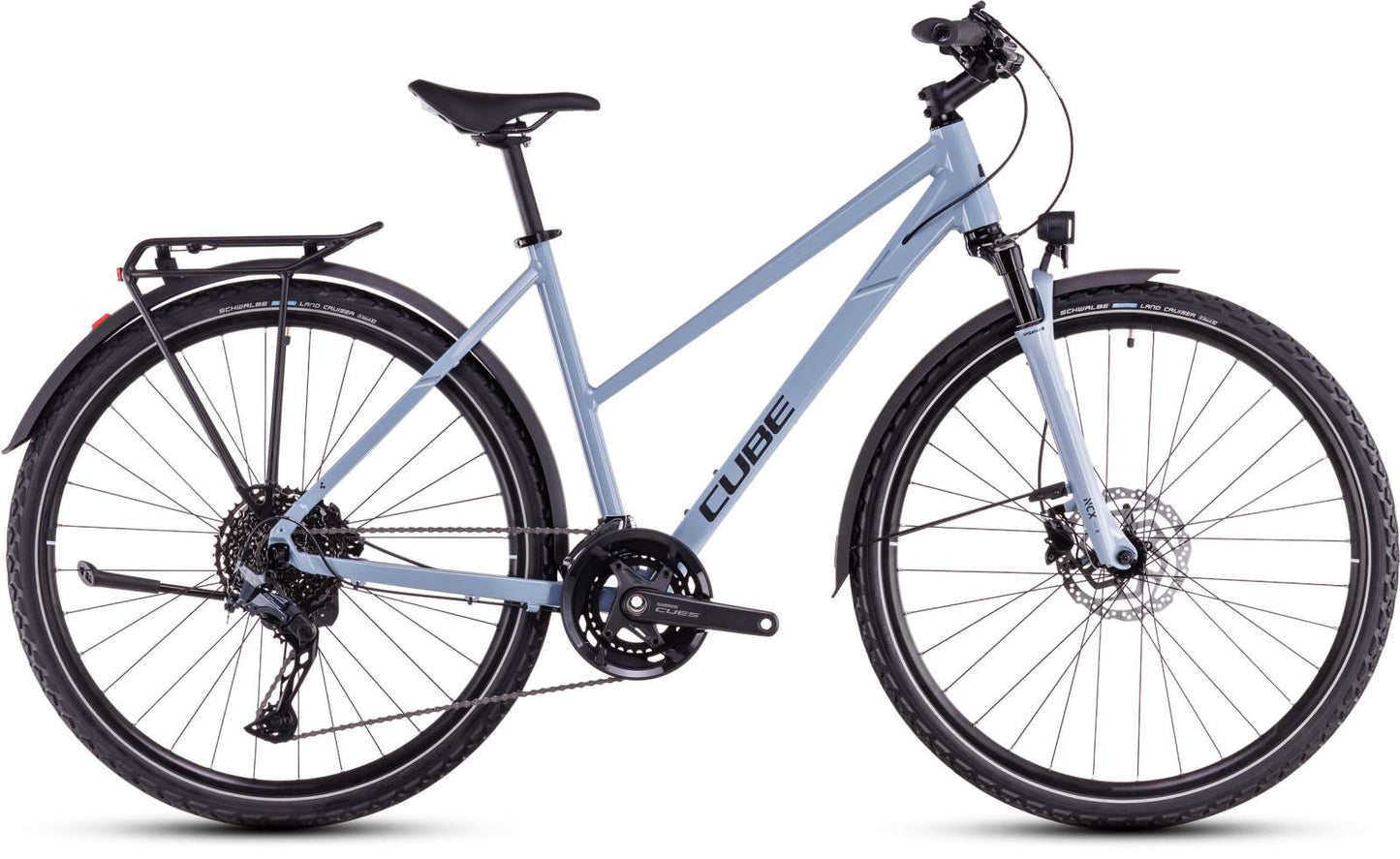 Cube Nature Excel Allroad Lady Taubenblau und Schwarz